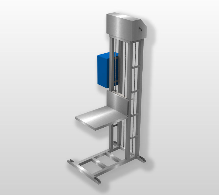 DESAPILADOR DE JAULAS TIPO MONTACARGAS