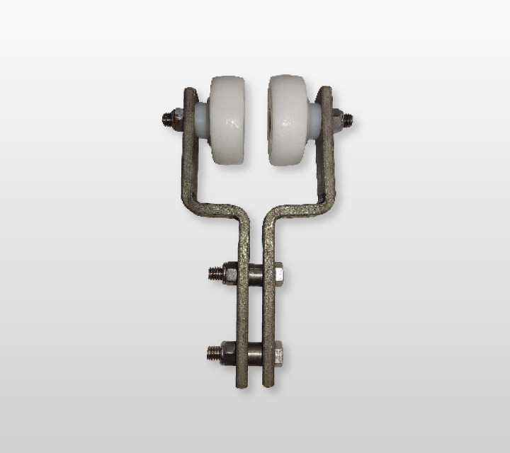 TROLLEY DE ACERO INOXIDABLE PARA NORIA